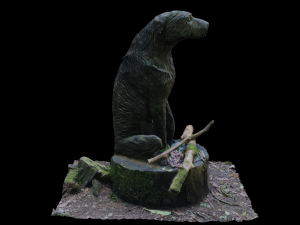 Dog sculpture 3D scan 3Dモデル