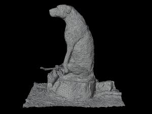 Dog sculpture 3D scan 3Dモデル