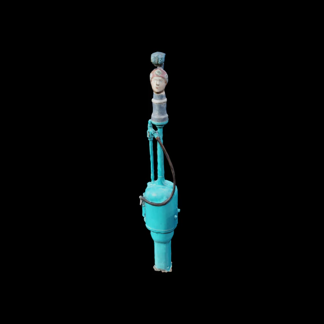 Fancy fuel pump 3D scan 3D Model .c4d .max .obj .3ds .fbx .stl .blend
