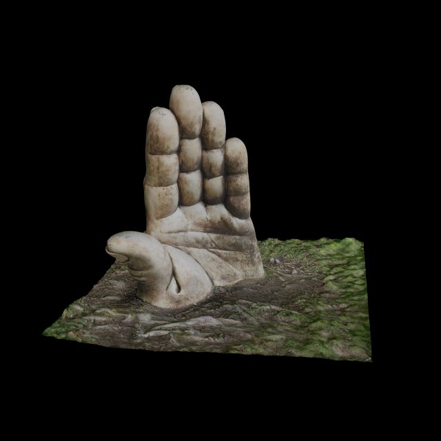 Hand sculpture 3d scan Modello 3D .c4d .max .obj .3ds .fbx .stl .blend 