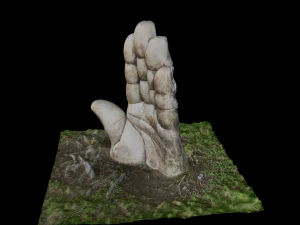 Hand sculpture 3d scan 3D Model