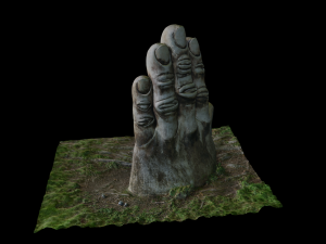 Hand sculpture 3d scan Modello 3D