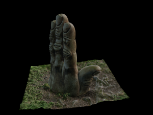 Hand sculpture 3d scan Modello 3D