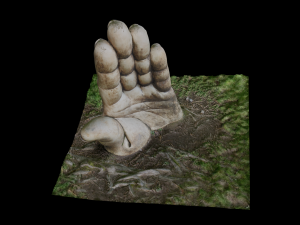 Hand sculpture 3d scan Modello 3D