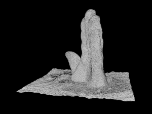 Hand sculpture 3d scan Modello 3D