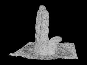 Hand sculpture 3d scan Modello 3D