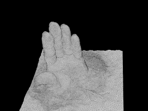 Hand sculpture 3d scan Modello 3D