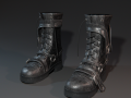 Strappy Leather Boots 3D 모델