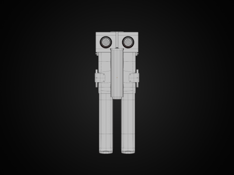 SerLea Ace - Double barrel SMG Modelo 3D