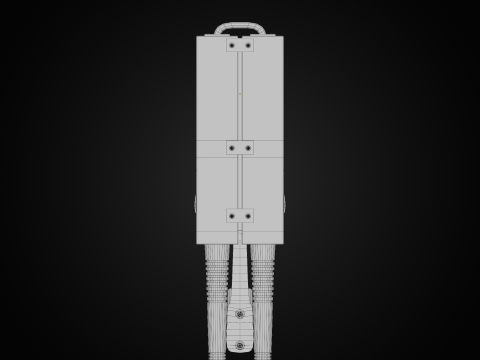 SerLea Ace - Double barrel SMG Modelo 3D