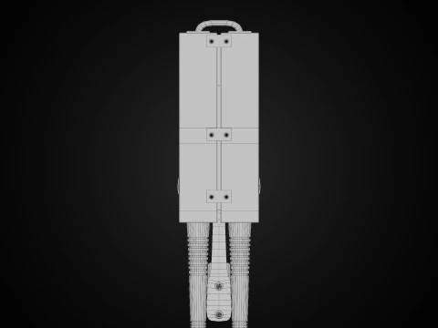 SerLea Ace - Double barrel SMG 3D Model