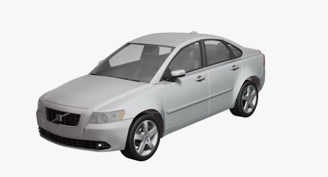 volvo s40 t5 awd 3D मॉडल .c4d .max .obj .3ds .fbx .stl .blend 
