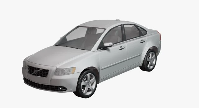 volvo s40 t5 awd 3D Model .c4d .max .obj .3ds .fbx .stl .blend
