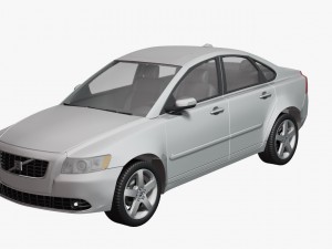 volvo s40 t5 awd 3D मॉडल