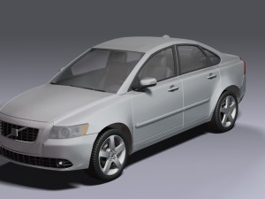 volvo s40 t5 awd 3D मॉडल