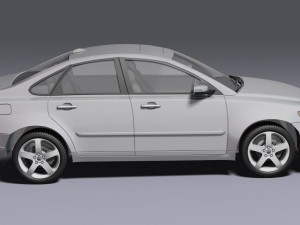volvo s40 t5 awd 3D मॉडल