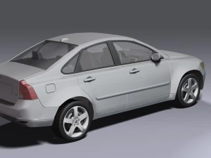 volvo s40 t5 awd 3D Model