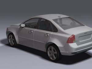 volvo s40 t5 awd 3D मॉडल