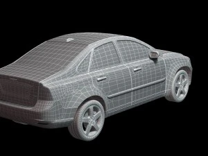 volvo s40 t5 awd 3D Model