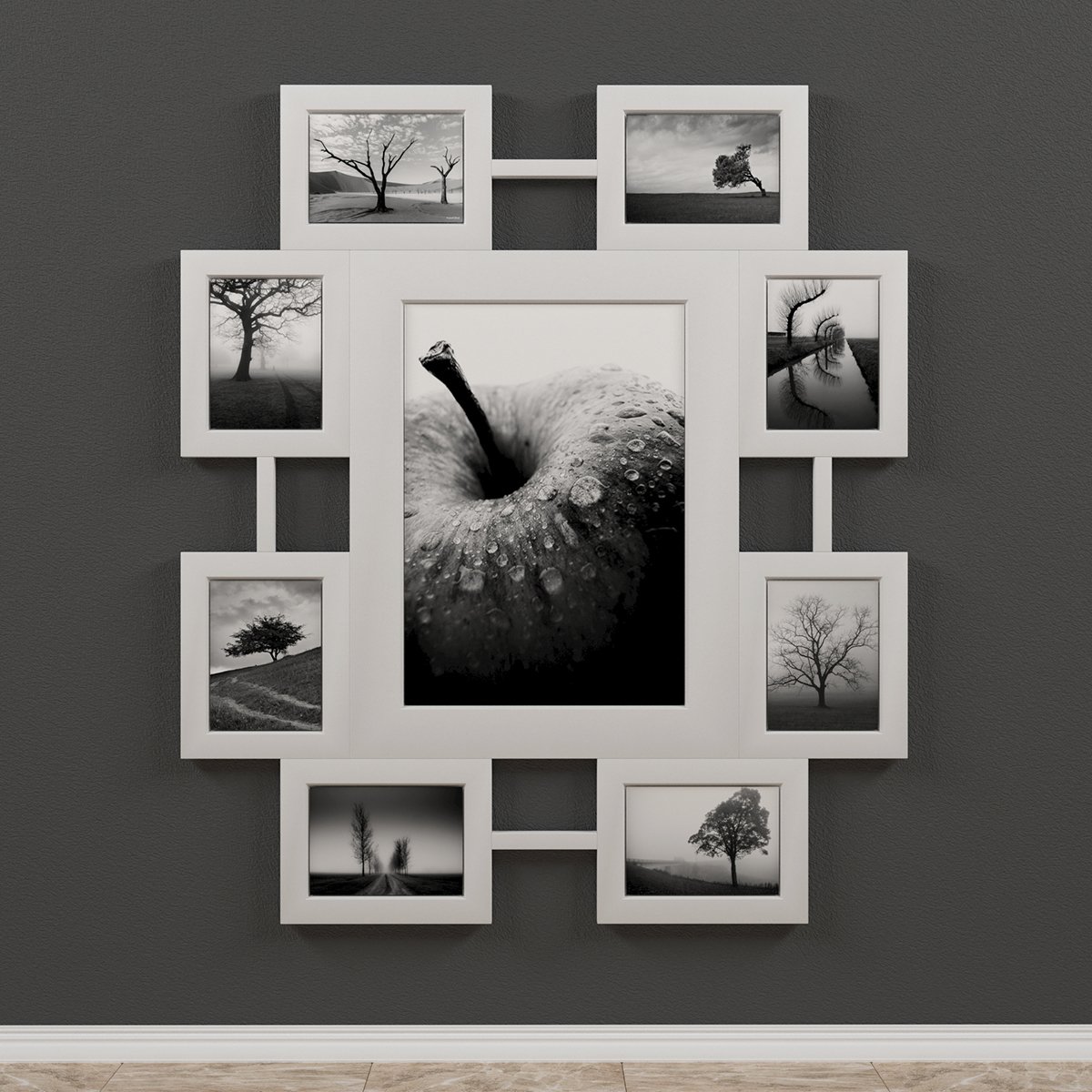 Frame set. Набор фоторамок на стену. Рамки на стене в интерьере. Фоторамки в интерьере. Подвесные фоторамки.