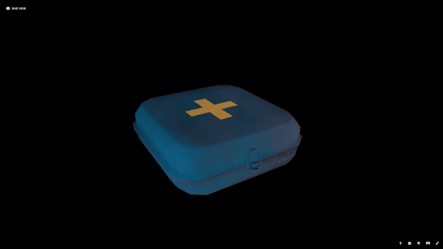 first aid kit 3D Model .c4d .max .obj .3ds .fbx .stl .blend 