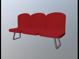 simple bench 3D Model
