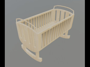 baby cot 3D मॉडल