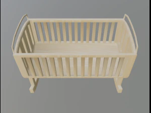 baby cot 3D Model