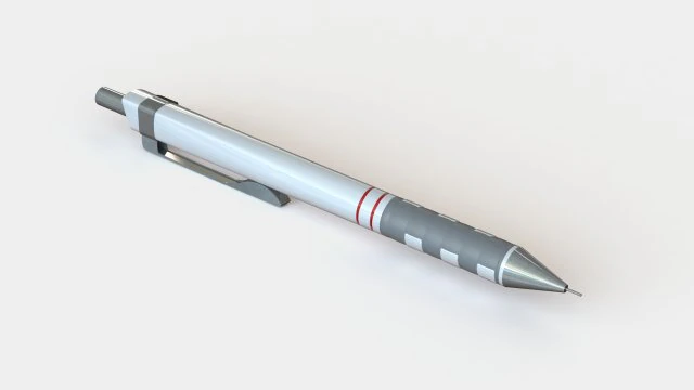 rotring pencil 3D Model .c4d .max .obj .3ds .fbx .stl .blend 