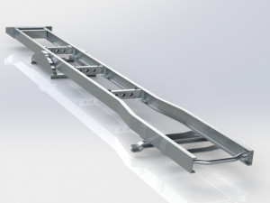 truck chassis Modelo 3D