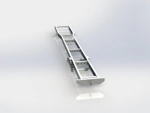 トラックのシャーシ 3Dモデル