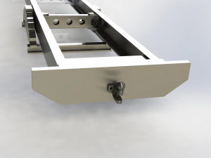 トラックのシャーシ 3Dモデル