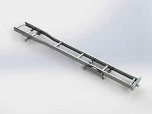 トラックのシャーシ 3Dモデル