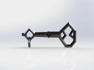 hobbit erebor key 3D Model