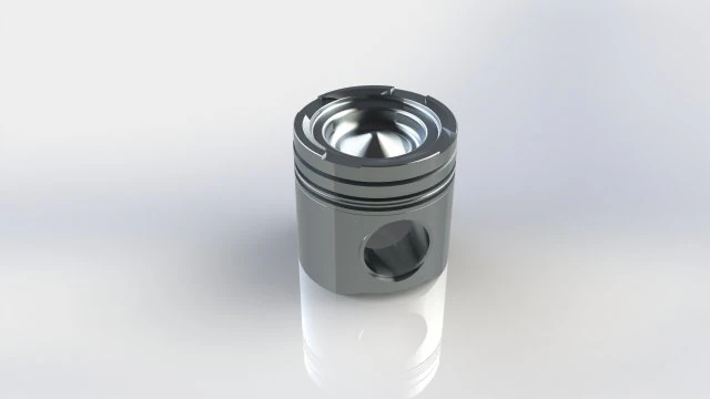 truck engine piston 3D Model .c4d .max .obj .3ds .fbx .stl .blend 