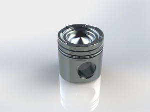 truck engine piston Modelo 3D