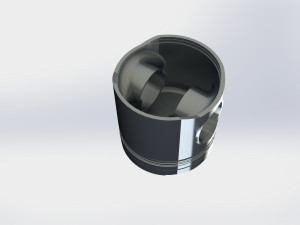 truck engine piston 3D मॉडल