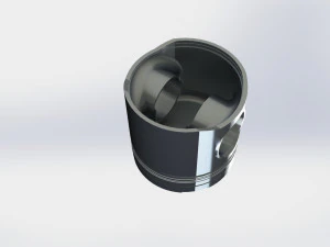 truck engine piston 3D Model