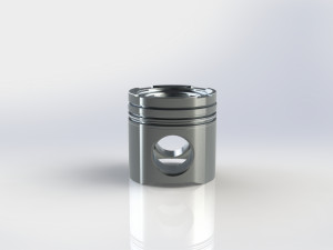 truck engine piston 3D मॉडल