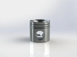 truck engine piston 3D Model