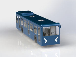 city bus 3Dモデル