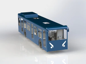 міський автобус 3D Модель