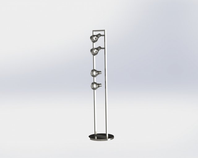 floor lamp 3D 模型 .c4d .max .obj .3ds .fbx .stl .blend 