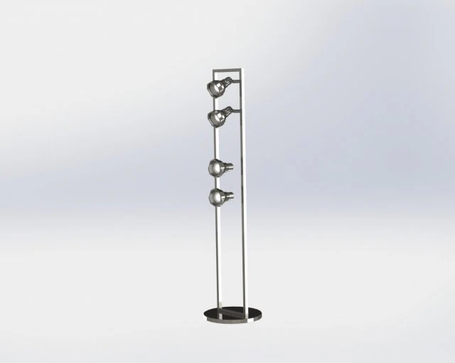 floor lamp 3D Model .c4d .max .obj .3ds .fbx .stl .blend 