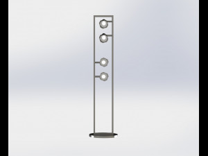 floor lamp 3D 模型