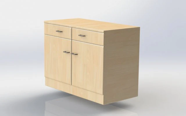 cupboard 3D Model .c4d .max .obj .3ds .fbx .stl .blend 