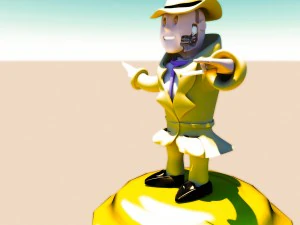 fallout 4-nick valentine bubble head 3D Model
