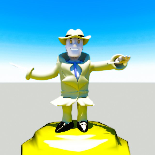 fallout 4-nick valentine bubble head 3D Model .c4d .max .obj .3ds .fbx .stl .blend 