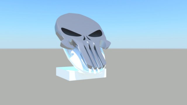 punisher logo 3D Model .c4d .max .obj .3ds .fbx .stl .blend 