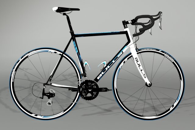 road bike Modelo 3D .c4d .max .obj .3ds .fbx .stl .blend 